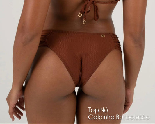 Slip Borboleta Brown