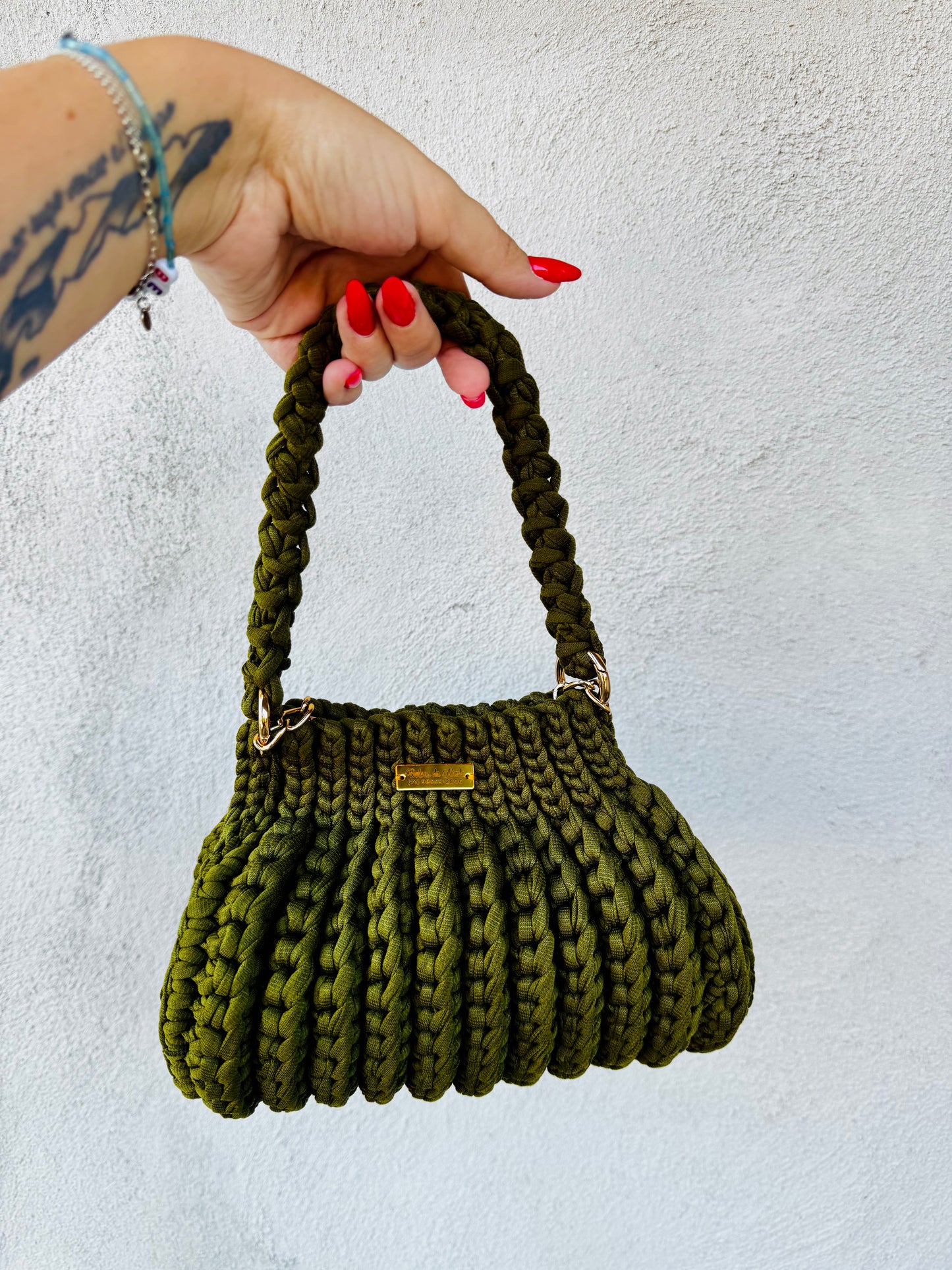 Borsa Caramella Croche