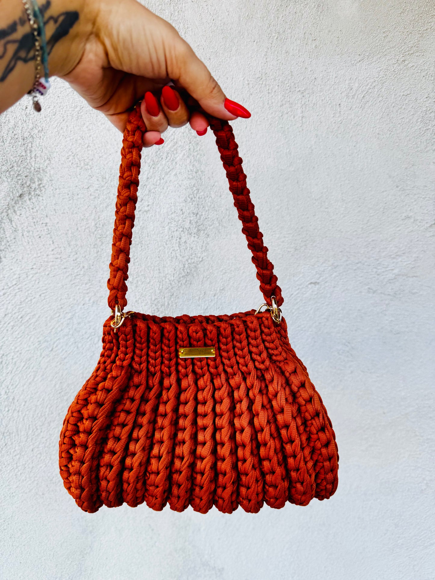 Borsa Caramella Croche