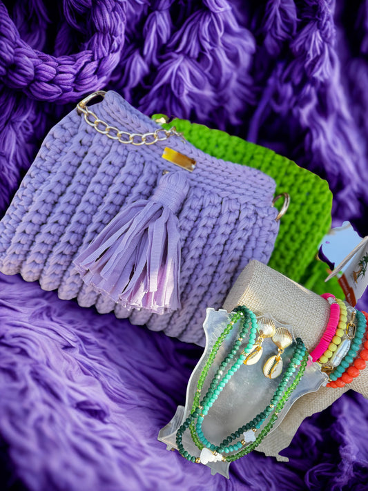 Borsa Sacchetto Croche