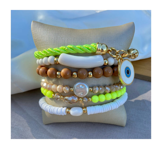 Mix di Pulseira Lime